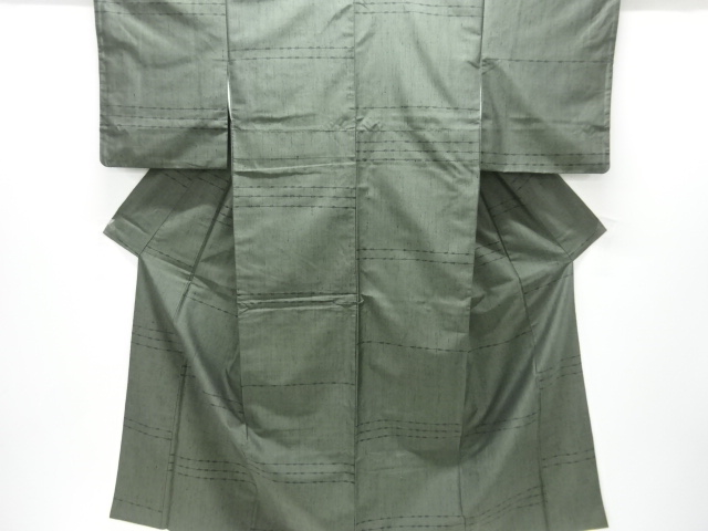 Japanese Kimono / Tsumugi Omeshi Silk